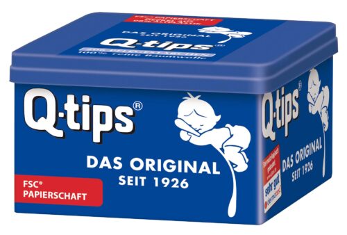 Q-Tips Stäbchen Box 206ST