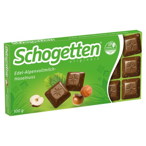 Schogetten Edel-Alpenvollmilch-Haselnuss 100g