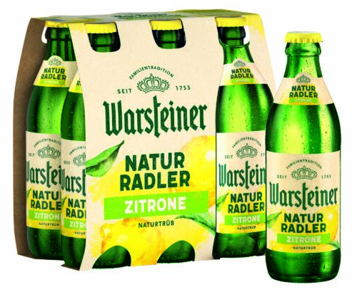 Warsteiner Natur Radler Zitrone 6x0,33l