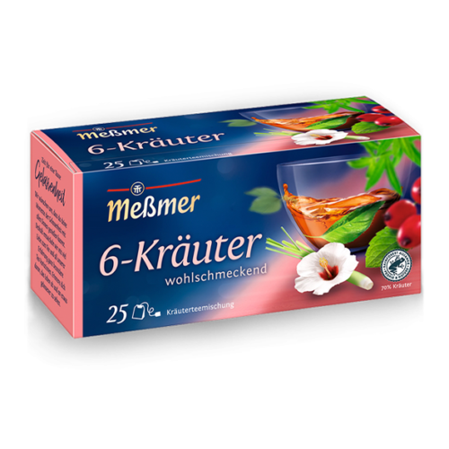Meßmer 6-Kräuter Tee 25x2g