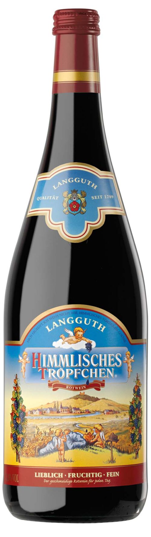 Langguth Himmlisches Tröpfchen Rotwein lieblich  1l