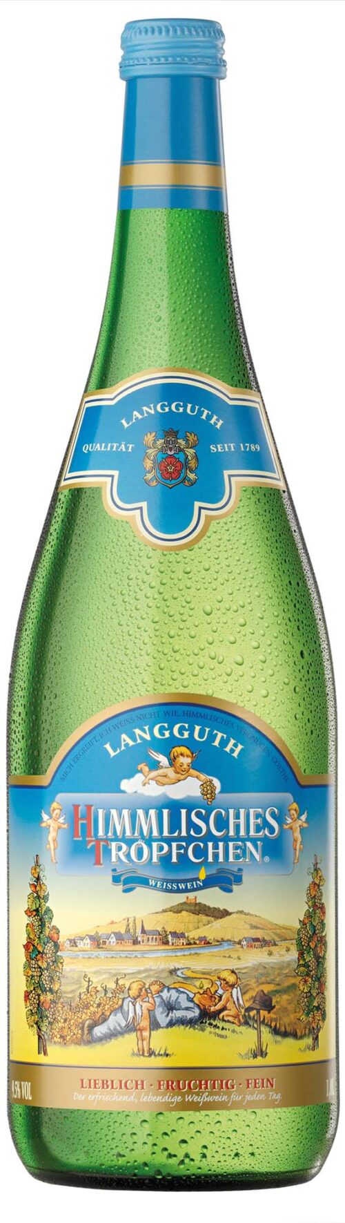 Langguth Himmlisches Tröpfchen Weisswein lieblich  1l