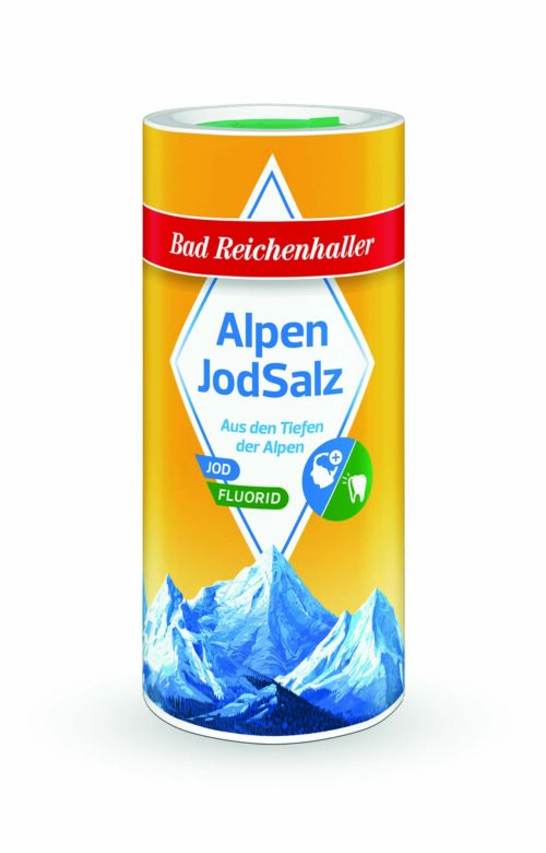 Bad Reichenhaller Alpen Jod Salz + Fluorid (Dose) 500g