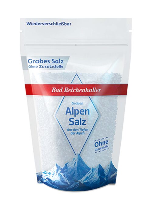 Bad Reichenhaller Alpensalz grob 500g