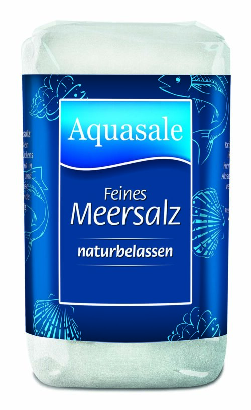 Aquasale Meersalz fein naturbelassen 500g