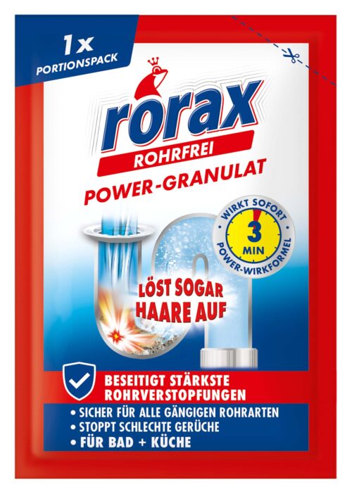 Rorax Abflussfrei Power Granulat 60g