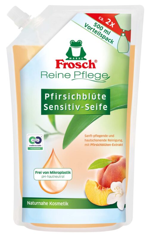 Frosch Flüssigseife Pfirsich 500ml