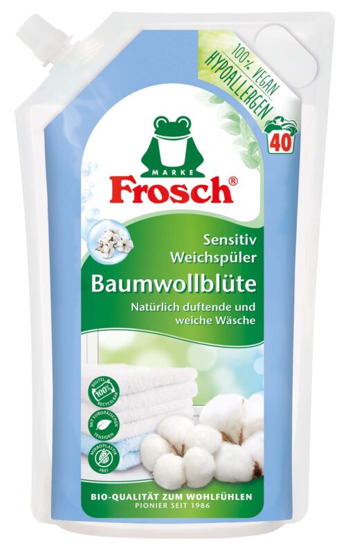 Frosch Baumwollblüten Weichspüler 1l