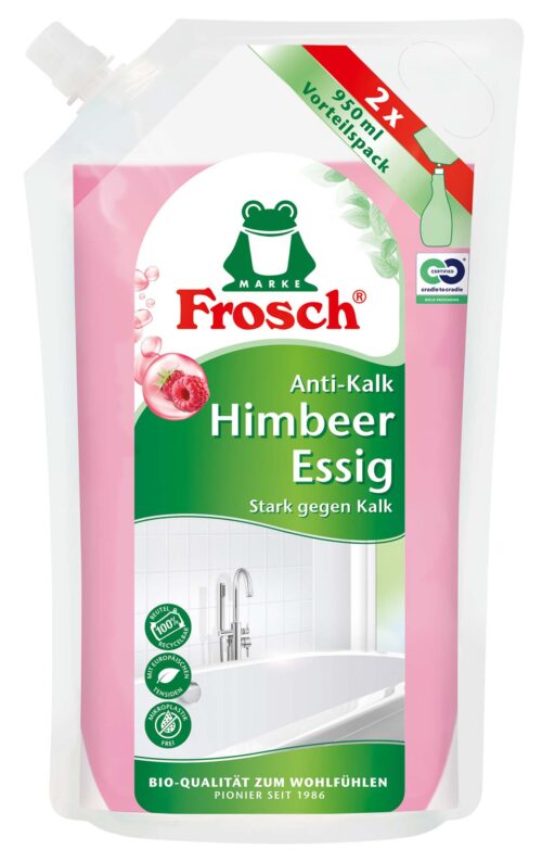 Frosch Himbeere Essig Anti-Kalk Nachfüllbeutel 950ml