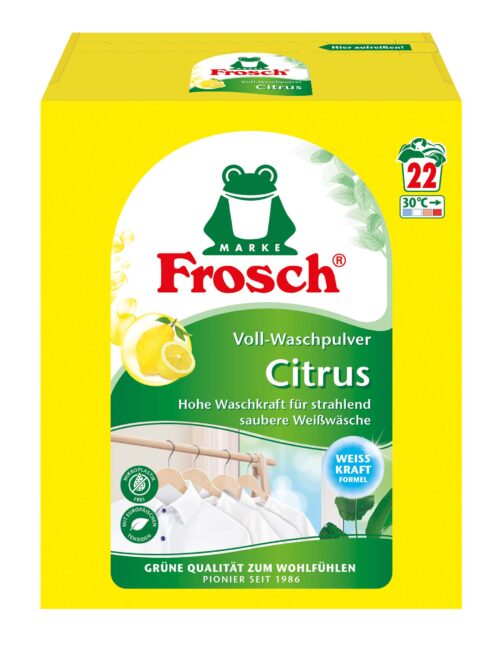 Frosch Voll-Waschpulver Citrus 22WL 1,45kg