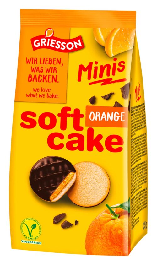 Griesson Soft Cakes Orange Minis 125g