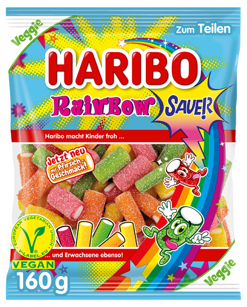 Haribo Rainbow sauer 160g