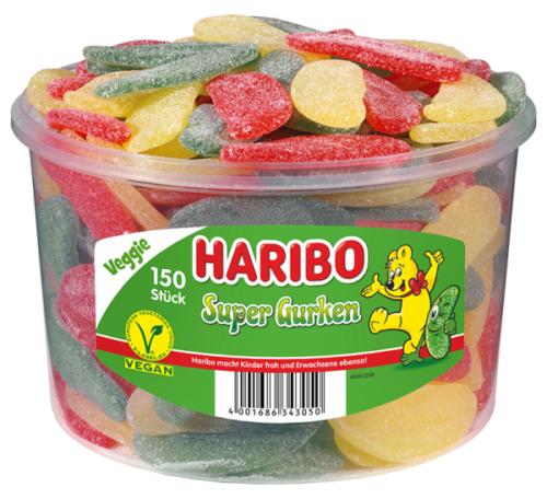 Haribo Super Gurken 150St 1350g