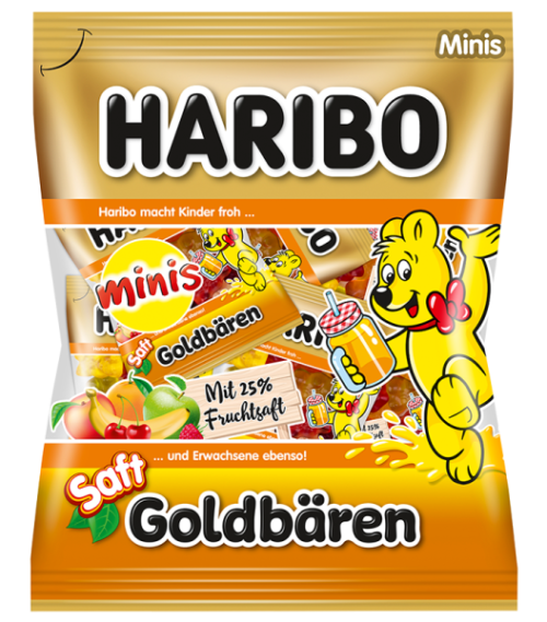 Haribo Saft Goldbären Mini Einzelportionen 220g