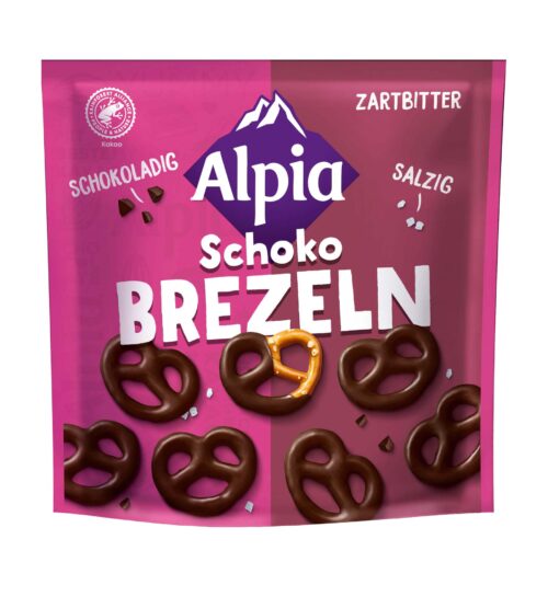 Alpia Schoko Brezeln Zartbitter 140g