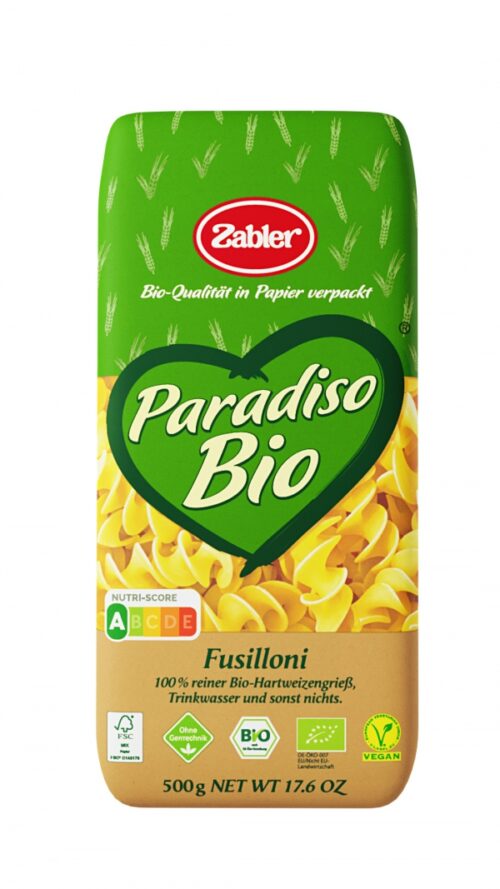 Zabler Paradiso Bio Fusilloni 500g
