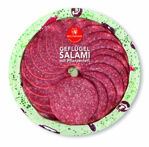 Wiltmann Geflügel Salami mit Pflanzenfett 80g