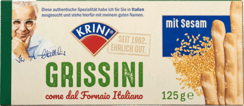 Krini Grissini mit Sesam 125g