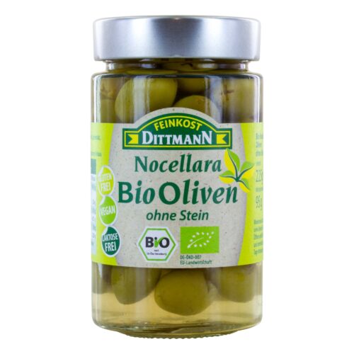 Feinkost Dittmann Nocellara Bio Oliven 225g