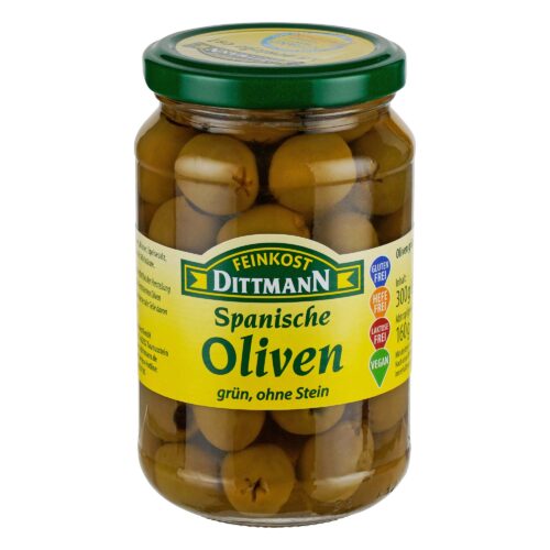 Feinkost Dittmann Spanische Oliven grün ohne Stein 300g