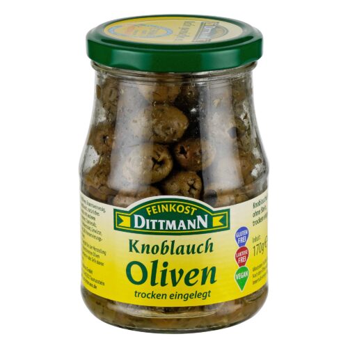 Feinkost Dittmann Knoblauch Oliven eingelegt 170g