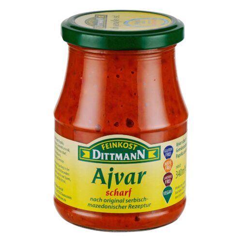 Feinkost Dittmann Ajvar feurig scharf 340ml