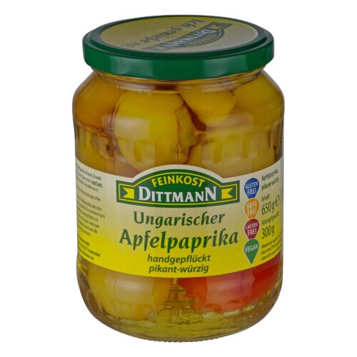 Feinkost Dittmann Ungarische Apfelpaprika pikant-würzig 650g