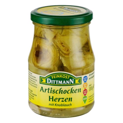 Feinkost Dittmann Artischockenherzen mit Knoblauch 330g