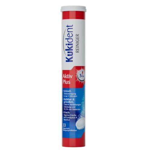 Kukident Aktiv Plus 33 Tabs 100g