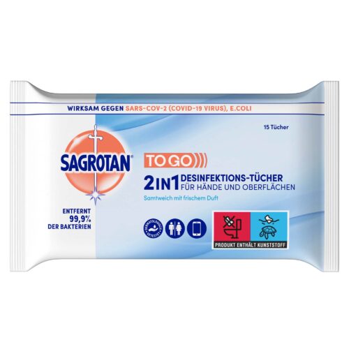 Sagrotan 2in1 Desinfektons Tücher 15ST