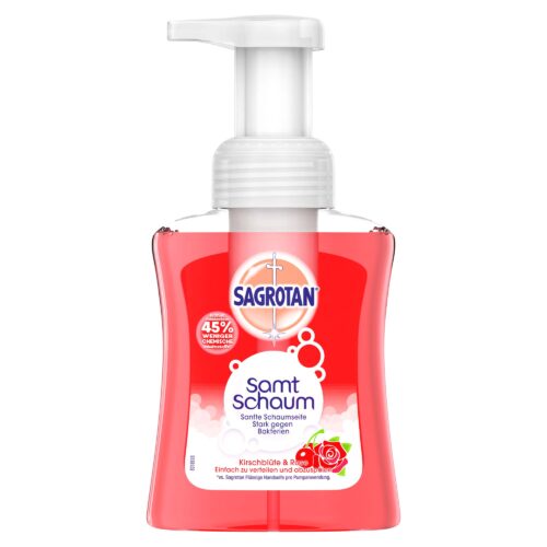 Sagrotan Samt-Schaum Seife Kirschblüte & Rose 250ml