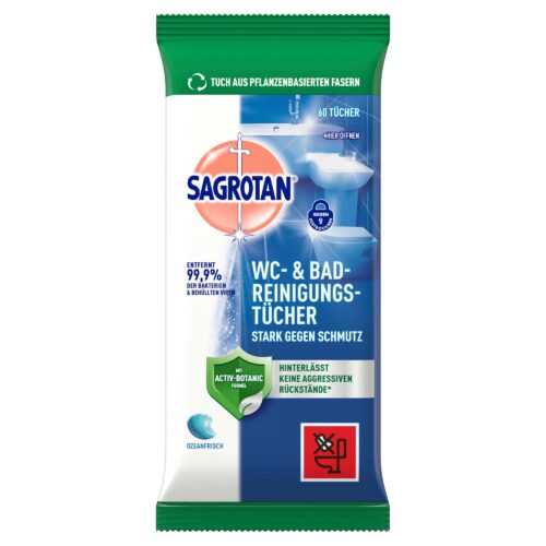 Sagrotan WC-Reiniger Tücher 60ST