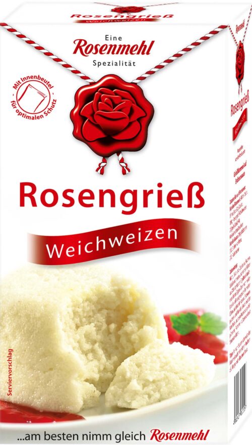 Rosenmehl Weichweizengrieß 500g