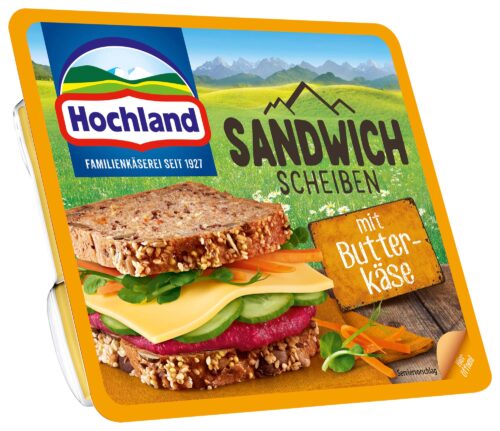 Hochland Sandwich Scheiben Butterkäse 50% 150g
