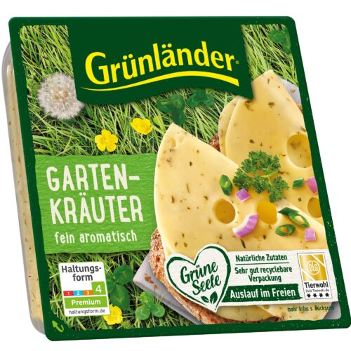 Grünländer Scheiben Gartenkräuter 48% 120g