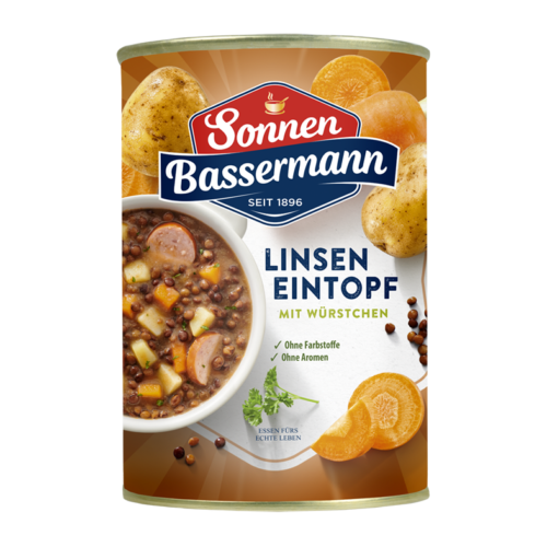 Sonnen Bassermann Linseneintopf 400g