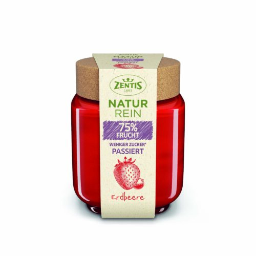 Zentis Naturrein 75% Erdbeere passiert 200g
