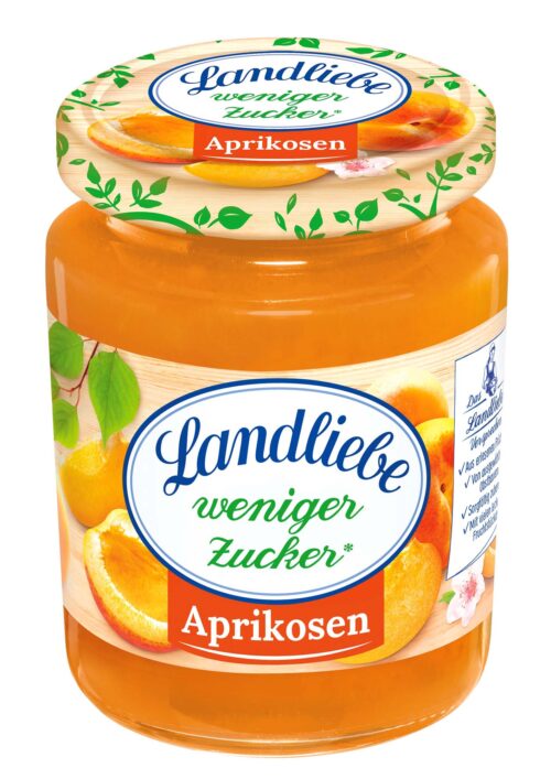 Landliebe weniger Zucker Aprikosen 180g