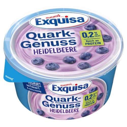 Exquisa Quark-Genuss Heidelbeere 0,2% 500g