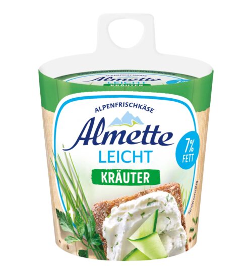 Almette Alpenfrischkäse Leicht Kräuter 7% 150g