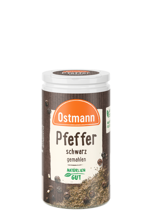 Ostmann Pfeffer schwarz gemahlen 40g