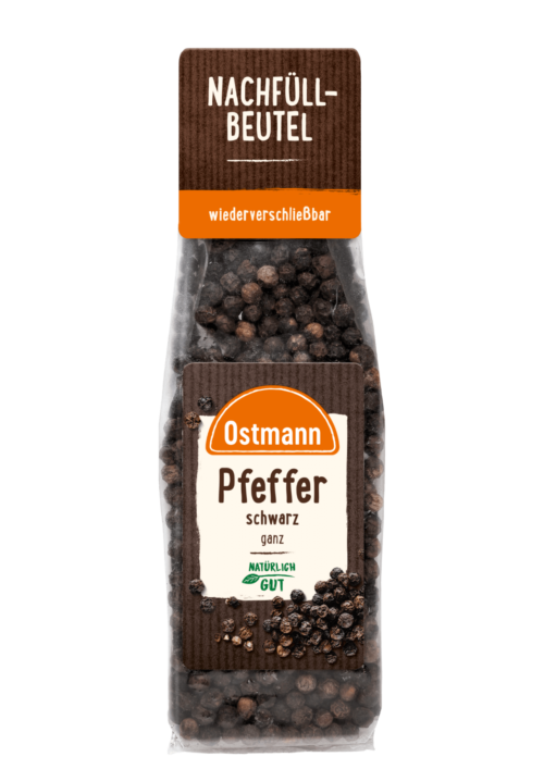 Ostmann Pfeffer schwarz ganz - Beutel 50g