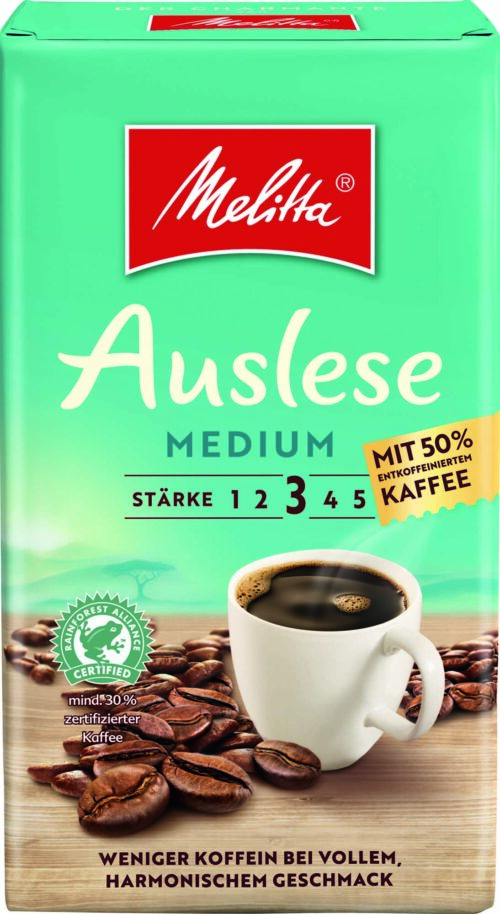 Melitta Kaffee Auslese Medium 500g