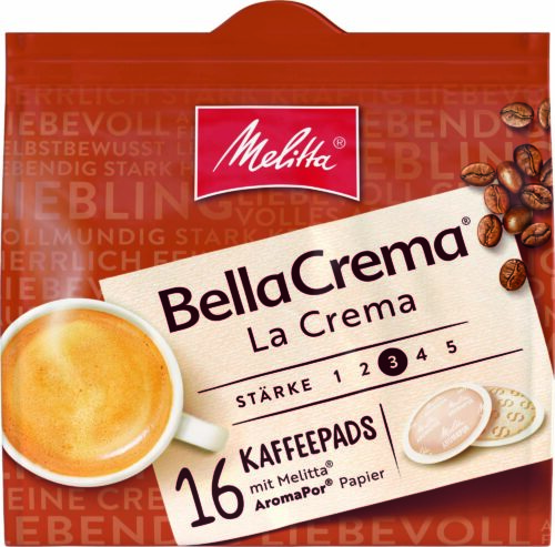 Melitta BellaCrema Kaffeepads La Crema 16St 107g