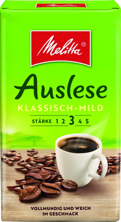 Melitta Kaffee Auslese klassisch mild 500g