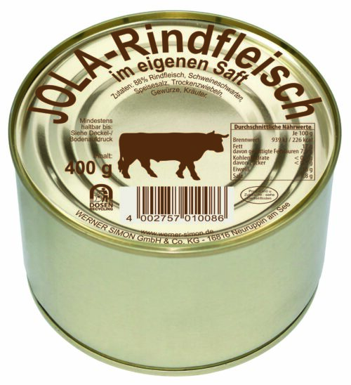 Jola Rindfleisch mit Schwarte 400g
