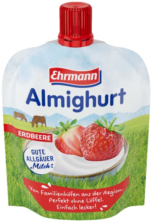 Ehrmann Almighurt praktisch lecker Erdbeere 100g