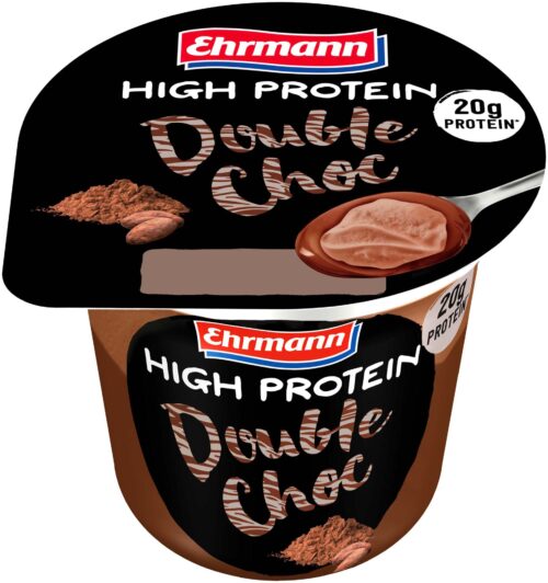 Ehrmann High Protein Pudding Double Choc 200g