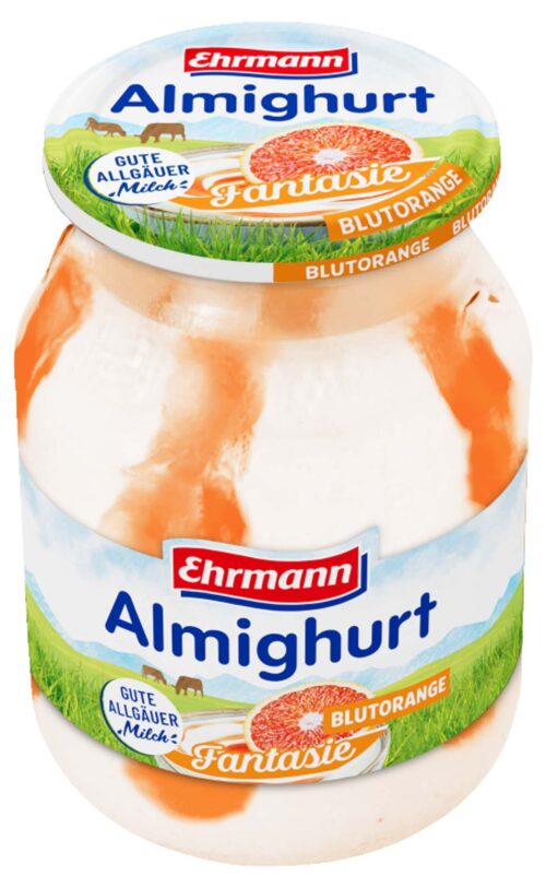 Ehrmann Almighurt Fantasie Blutorange MW 500g