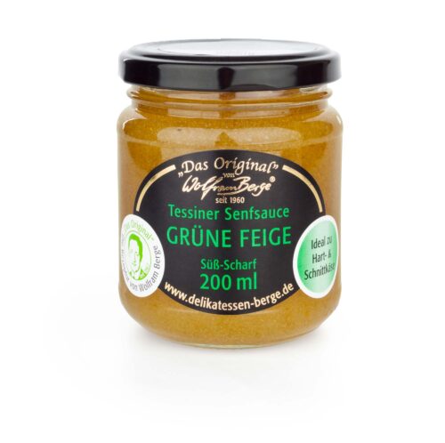 Wolfram Berge Tessiner Senfsauce Grüne Feige 200ml